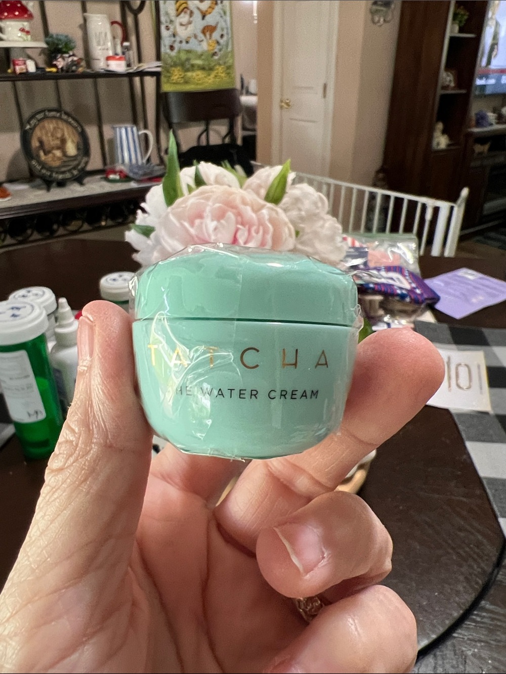 New Tatcha Mint Green body Water
